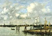 Eugene Boudin Lameuse a Rotterdam Spain oil painting reproduction